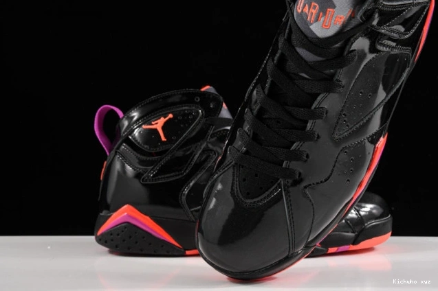 Retro Jordan Black Patent 313358-006 7 Air 0730